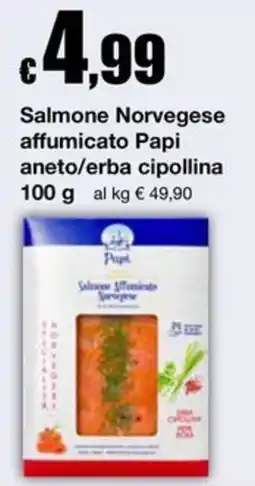 Sì con te Superstore Salmone affumicato Papi offerta