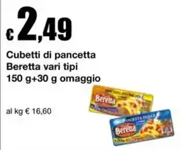 Sì con te Superstore Cubetti di pancetta Beretta offerta