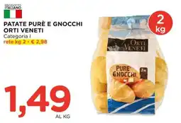 Alì Supermercati Patate purè e gnocchi Orti Veneti offerta