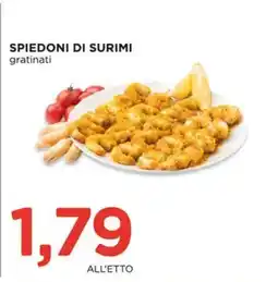 Alì Supermercati Spiedoni di surimi gratinati offerta