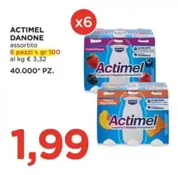 Alì Supermercati Actimel Danone assortito offerta