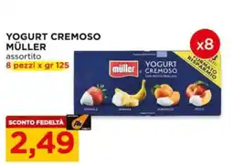 Alì Supermercati Yogurt cremoso Müller assortito offerta