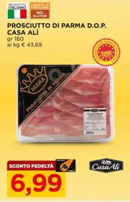 Alì Supermercati Prosciutto di Parma D.O.P. Casa Ali offerta