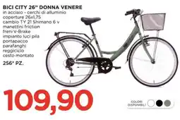 Alì Supermercati Bici city donna venere offerta