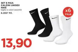Alì Supermercati Calzini unisex Nike offerta