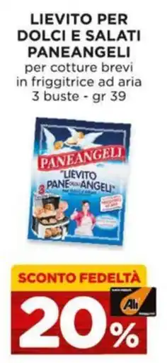 Alì Supermercati Lievito per dolci e salati Paneangeli offerta