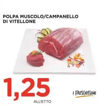 Alì Supermercati Polpa muscolo/campanello di vitellone offerta