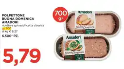 Alì Supermercati Polpettone Buona Domenica Amadori offerta