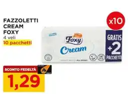 Alì Supermercati Fazzoletti cream Foxy offerta