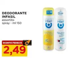 Alì Supermercati Deodorante Infasil assortito offerta