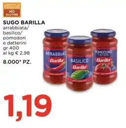Alì Supermercati Sugo Barilla offerta
