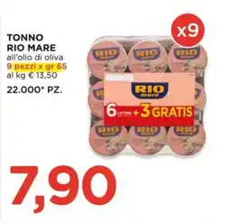 Alì Supermercati Tonno Rio Mare all'olio di oliva offerta
