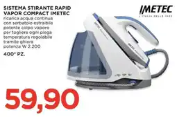 Alì Supermercati Sistema stirante rapid vapor compact Imetec offerta