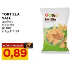 Alì Supermercati Tortilla Vale offerta