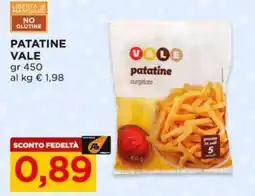 Alì Supermercati Patatine Vale offerta