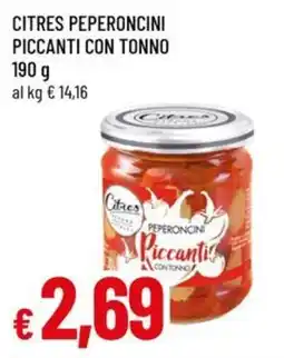 Famila Superstore Citres peperoncini piccanti con tonno offerta