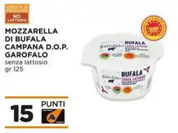 Alì Supermercati Mozzarella di bufala campana d.o.p. garofalo senza lattosio offerta