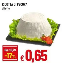 Famila Superstore Ricotta di pecora offerta