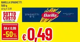 Famila Superstore Barilla Spaghetti N°5 offerta