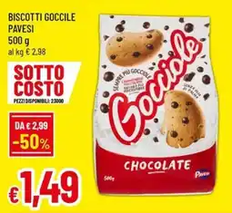 Famila Superstore Biscotti Gocciole Pavesi offerta