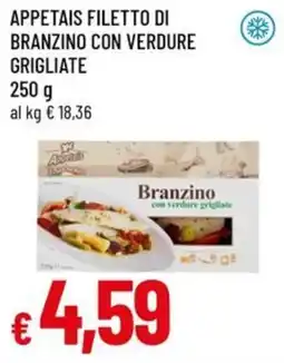Famila Superstore Appetais filetto di branzino con verdure grigliate offerta