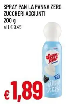 Famila Superstore Spray pan la panna zero offerta
