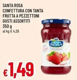 Famila Superstore Santa Rosa confettura con tanta frutta a pezzettini offerta