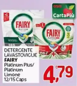 Crai Detergente lavastoviglie Fairy Platinum Plus/Platinum Limone offerta
