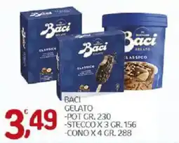 Crai Baci gelato offerta