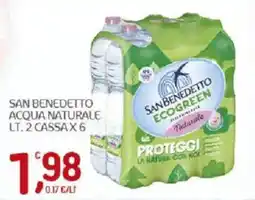 Crai San Benedetto acqua naturale offerta