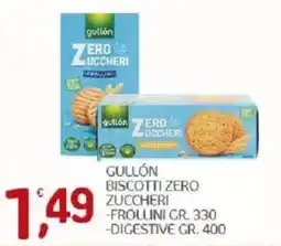 Crai Gullón biscotti zero zuccheri offerta