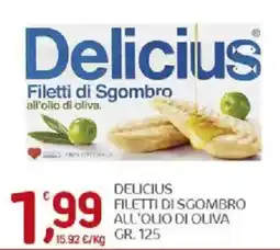 Crai Delicius filetti di sgombro all'olio di oliva offerta