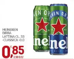 Crai Heineken birra classica -0.0 offerta