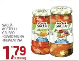 Crai Sacla acetelli offerta
