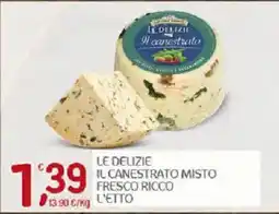 Crai Le Delizie il canestrato misto fresco ricco offerta