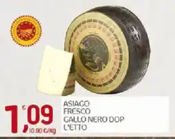 Crai Asiago fresco gallo nero dop offerta