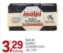 Crai Inalpi burro chiarificato offerta