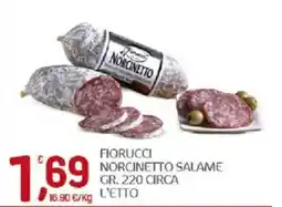 Crai Fiorucci Norcinetto Salame offerta