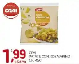 Crai Crai patate con rosmarino offerta