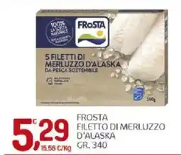 Crai Frosta filetto di merluzzo d'alaska offerta
