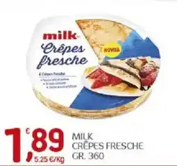 Crai Milk Crêpes fresche offerta