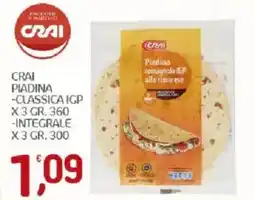 Crai Crai piadina classica igp offerta