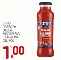 Crai Passata della Maremma extrafine Cirio offerta
