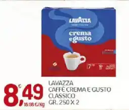 Crai Lavazza caffè crema e gusto classico offerta