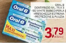 Crai Oral-B dentifricio 3D White Bianco Perla offerta