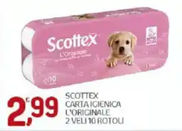Crai Scottex carta igienica l'originale offerta