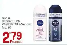 Crai Nivea deo roll on offerta