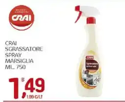 Crai Crai sgrassatore spray offerta