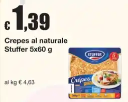 Sì con te Crepes al naturale Stuffer offerta