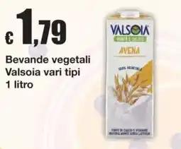 Sì con te Beverage vegetale Valsoia avena offerta